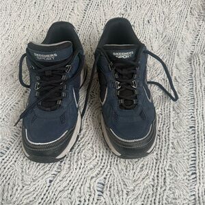Skechers Men's Navy and Gray Athletic Shoes
